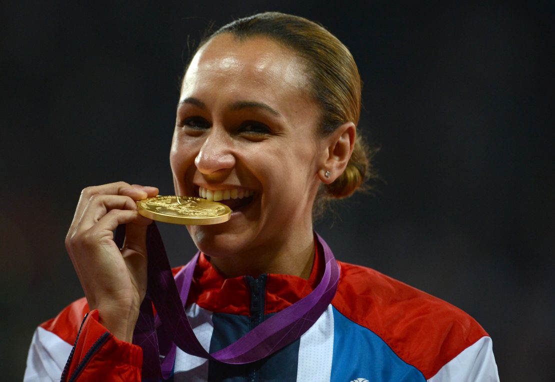 Jessica Ennis-Hill won heptathlon gold at the London 2012 Olympics.