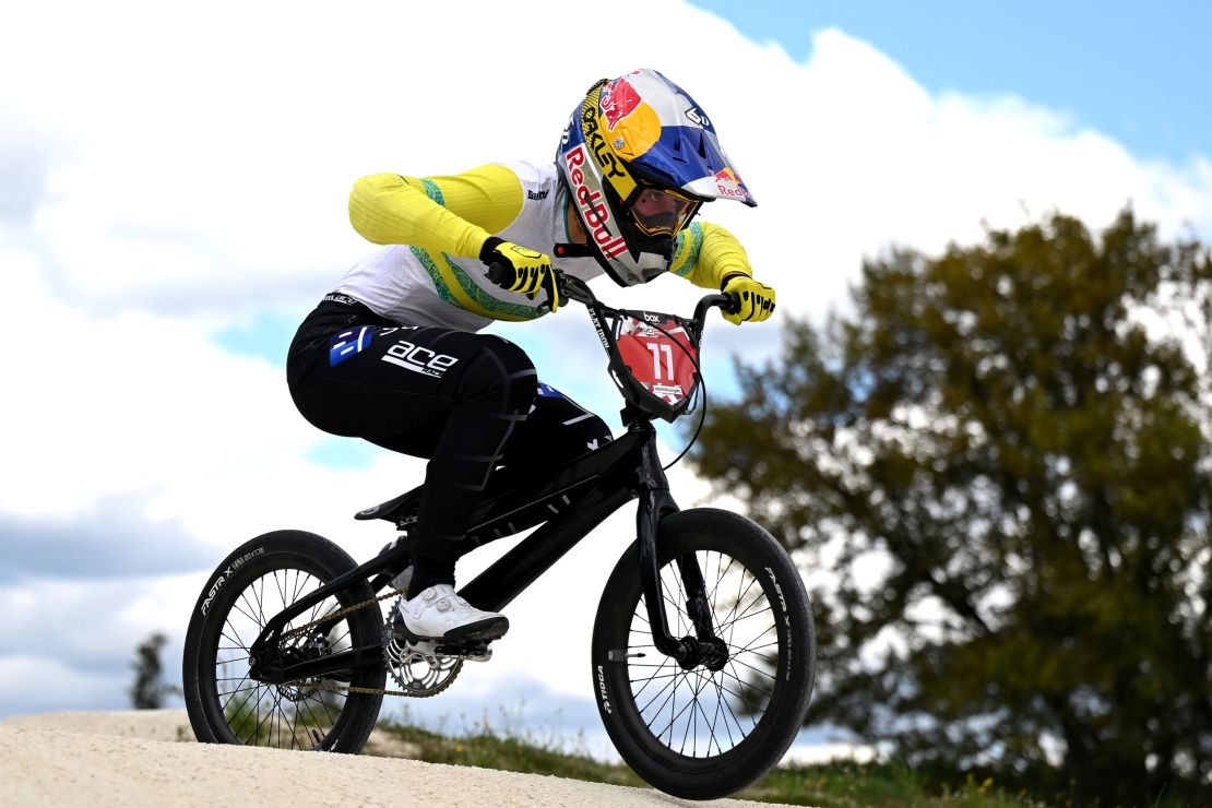 Sakakibara was a very promising BMX racer before the Tokyo Games.