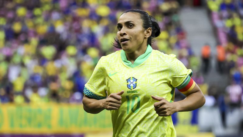 Brazil soccer star Marta to play in sixth Olympics at Paris Games