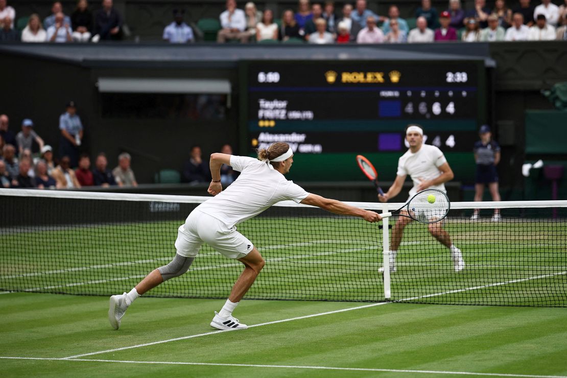 Fritz has made it to the Wimbledon quarterfinals for the second time in his career.