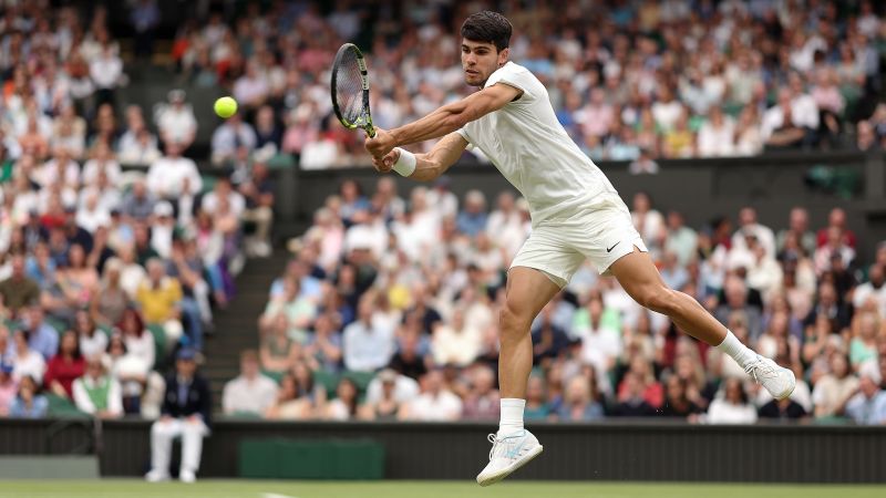 Carlos Alcaraz survives five-set thriller against Frances Tiafoe to advance to Wimbledon fourth round