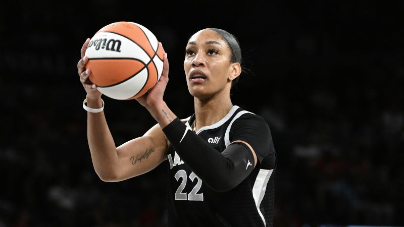 ‘A special moment’: A’ja Wilson becomes Las Vegas Aces all-time leading scorer in win over Dallas Wings