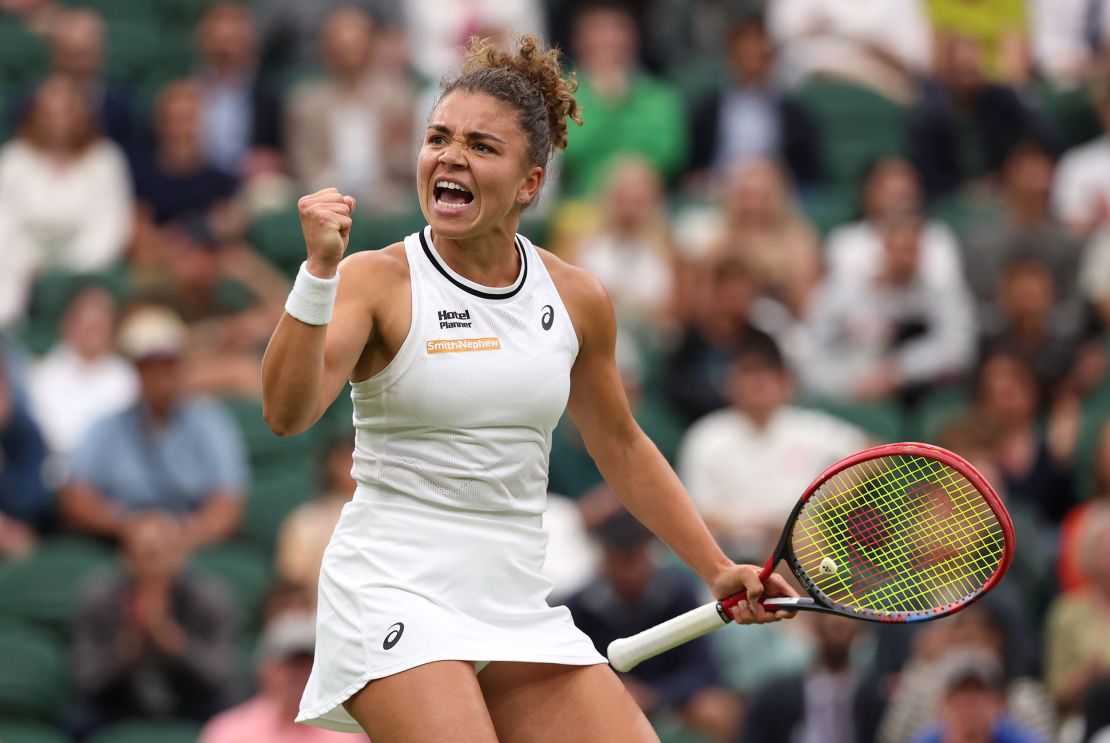 Paolini made history for Italian tennis by reaching the Wimbledon semifinals.