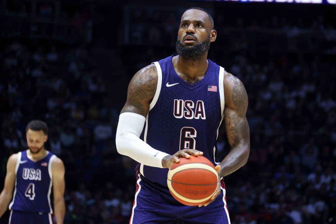 LeBron James starred during Team USA's showcase games in London against South Sudan and Germany.