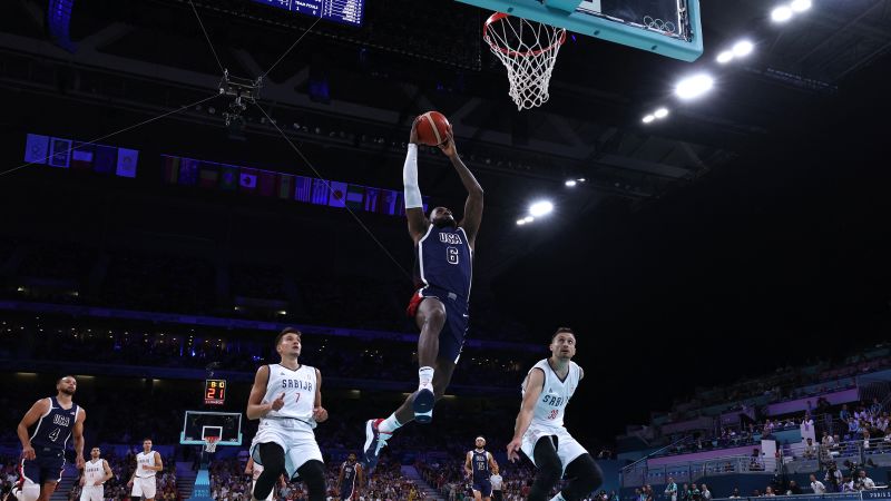 LeBron James and Kevin Durant power Team USA past Serbia, 110-84, in opening Olympic contest