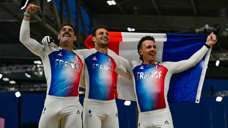 Olympic moment of the day: France complete clean-sweep of the medals in the men’s BMX racing