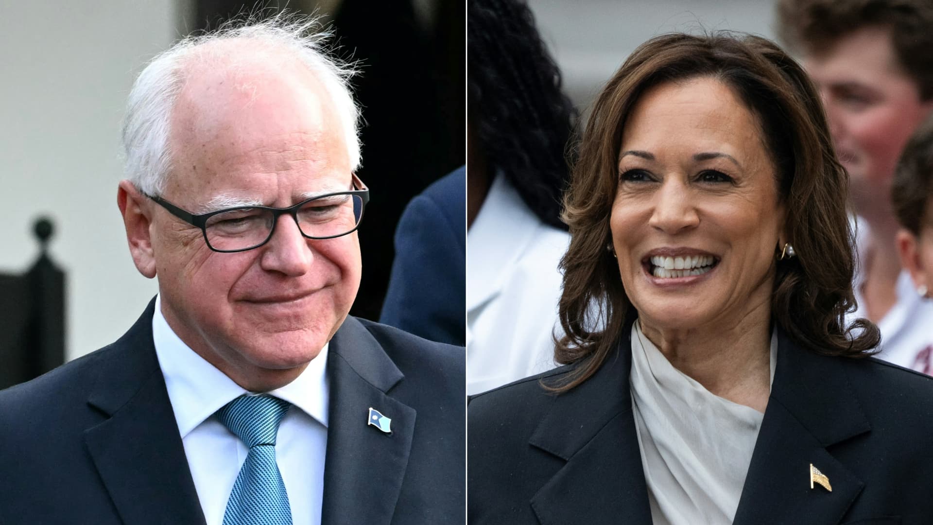 Trump, Harris campaigns race to define Democratic running mate Tim Walz