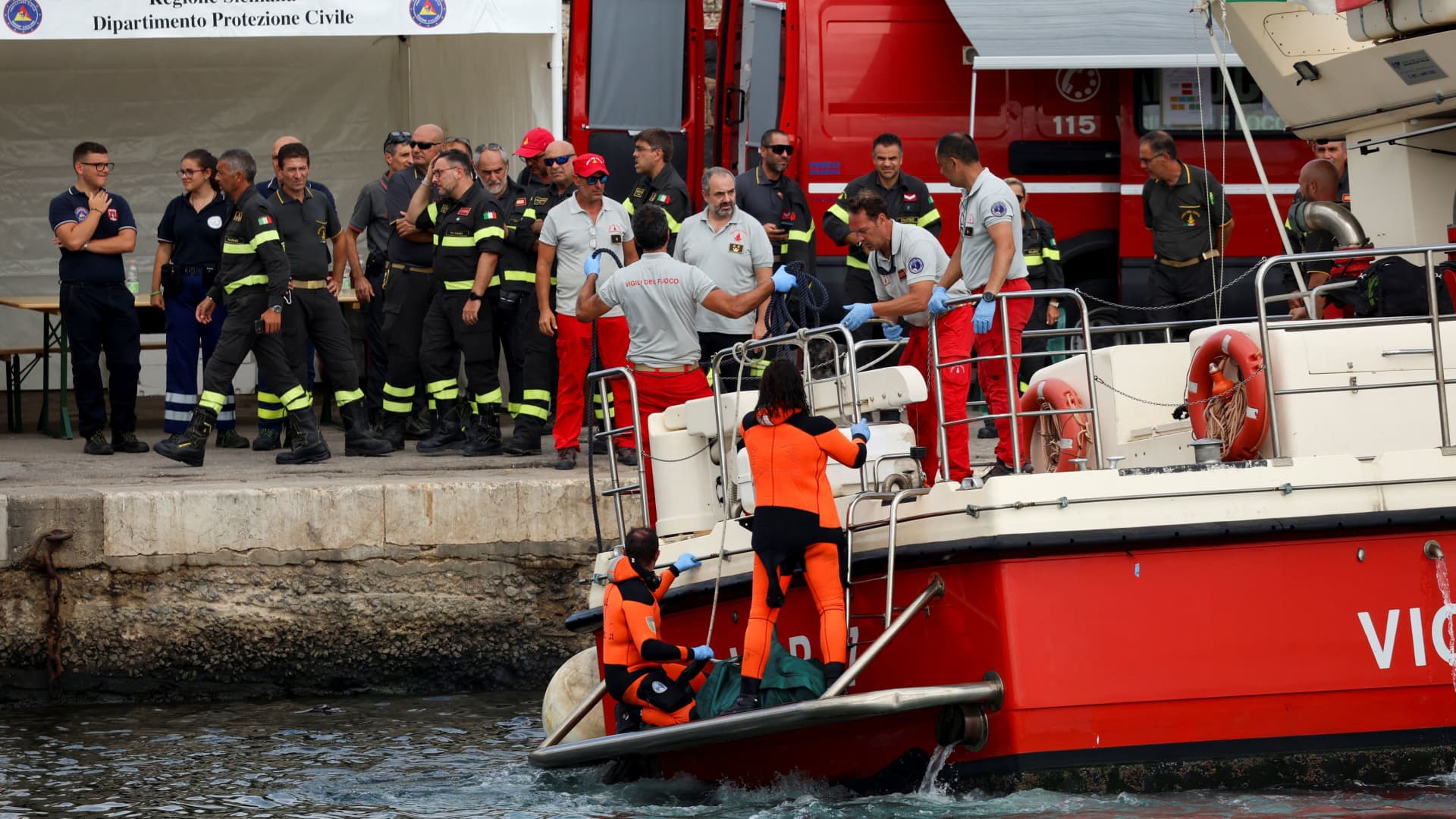 British tech entrepreneur Mike Lynch and Morgan Stanley’s Bloomer retrieved from yacht wreckage