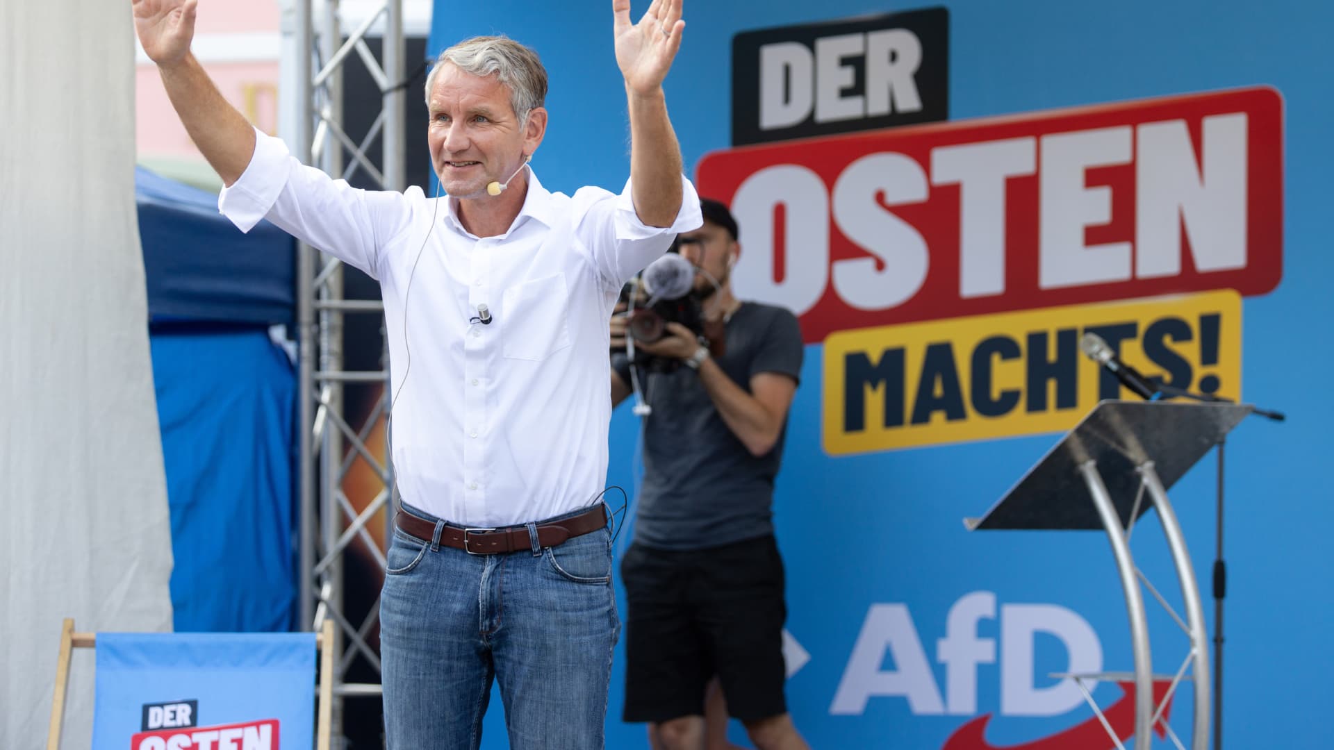 Germany’s fragile coalition dealt fresh blow as far right lands first state win since World War II