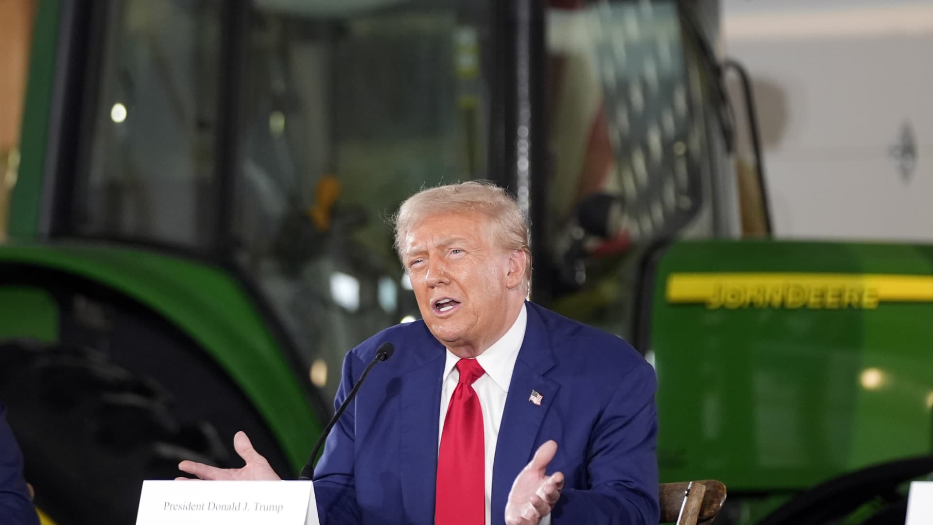 Trump threatens ‘200% tariff’ if John Deere moves production to Mexico