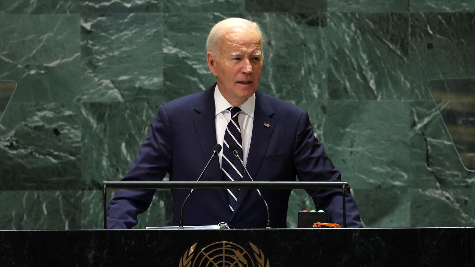 Watch: Biden speaks at the United Nations General Assembly in New York