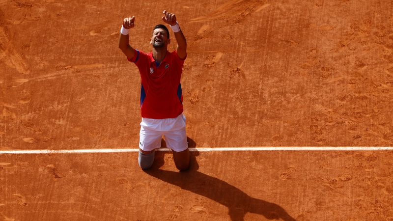 Novak Djokovic says that Olympic gold ‘supersedes everything’ as he defeats Carlos Alcaraz in thrilling final