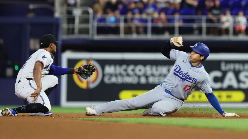 Shohei Ohtani 50-50 update: LA Dodgers star nabs 49th steal in win over Miami Marlins