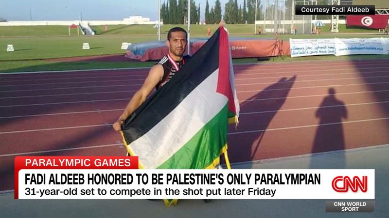 Fadi Aldeeb honored to be Palestine’s only Paralympian