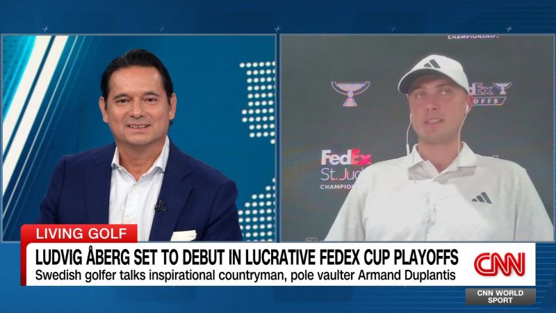 Catching up with Ludvig Åberg ahead of the FedEx Cup Playoffs