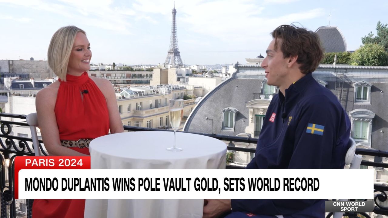 <p>After setting a new world record in his gold medal winning pole vault performance, Mondo Duplantis told CNN's Amanda Davies that he's been preparing his whole life for this moment. The 24-year-old keeps rewriting the record books – raising the world record 6 centimeters in the last 4 1/2 years since he first broke it, and defending his Olympic title along the way. </p>