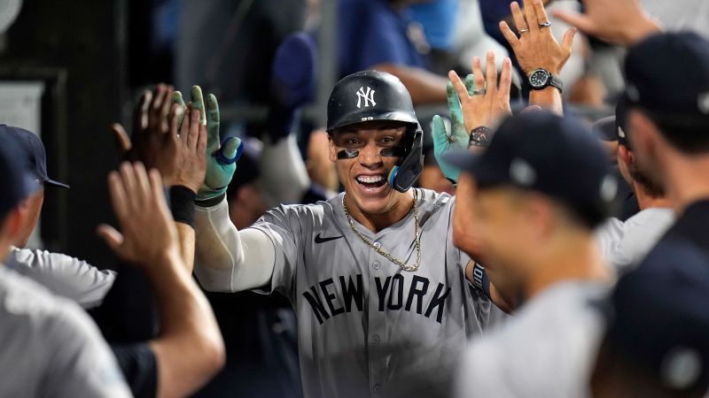 New York Yankees’ Aaron Judge reaches 300 career home runs faster than anyone in MLB history