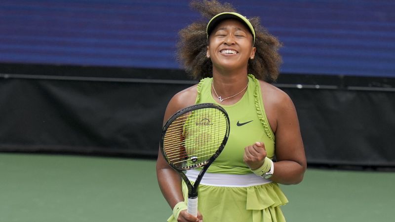 Naomi Osaka records first top 10 win in more than four years to reach US Open second round