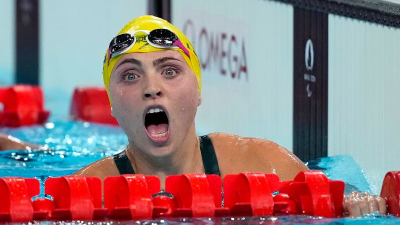 After fortune teller prediction, Australian swimmer celebrates world record Paralympic gold-medal win