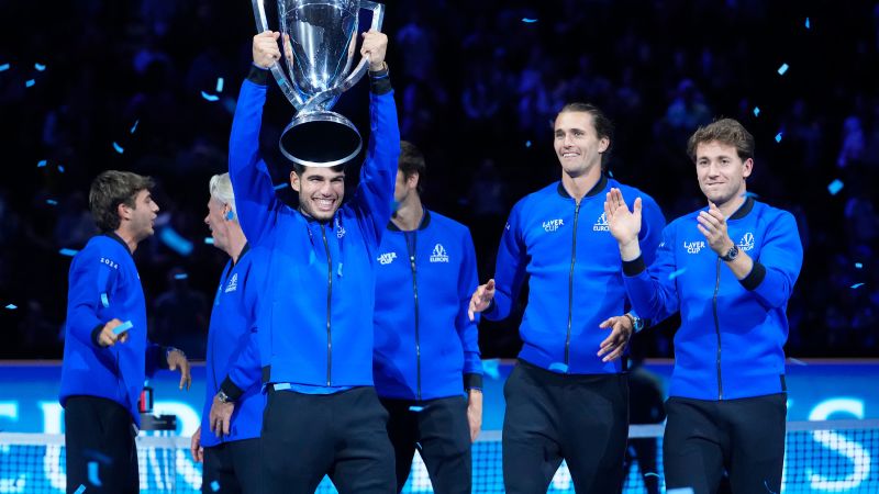 Carlos Alcaraz leads Team Europe to comeback victory over Team World in the Laver Cup