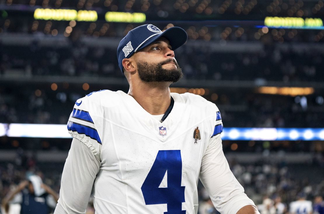 Prescott signed a big-money contract extension with the Cowboys just hours ahead of Dallas' Week 1 game.