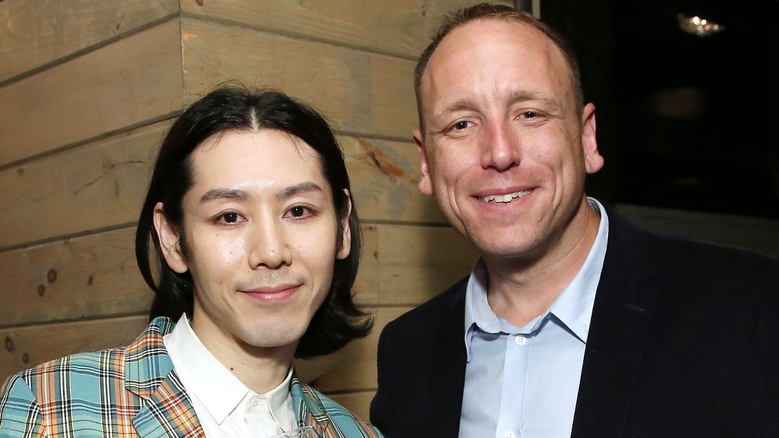 Kobayashi and Chestnut attend the Tribeca Film Festival in 2019.