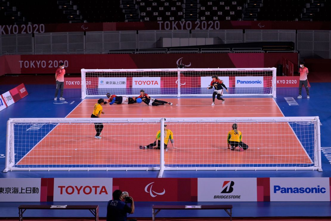 Goalball is a sport with no Olympic counterpart.