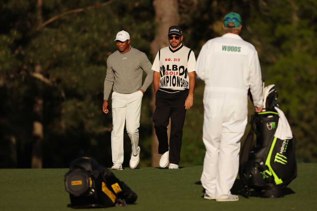 Woods and Day were paired together at Augusta National.