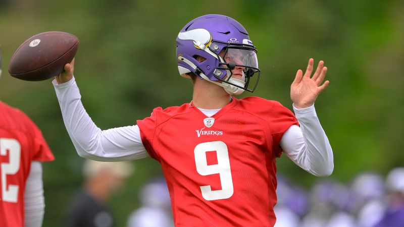 Vikings rookie QB JJ McCarthy to miss season after surgery for meniscus tear