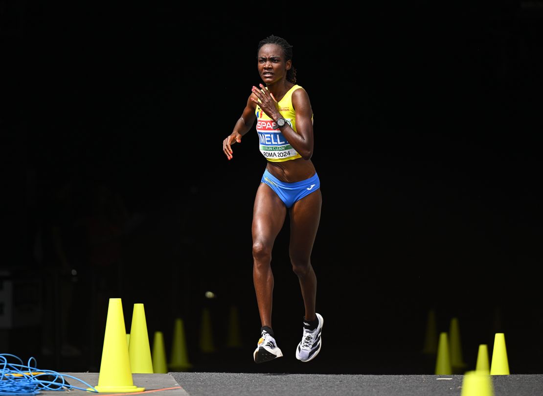 Chelimo competes at this year's European Athletics Championships in Rome.