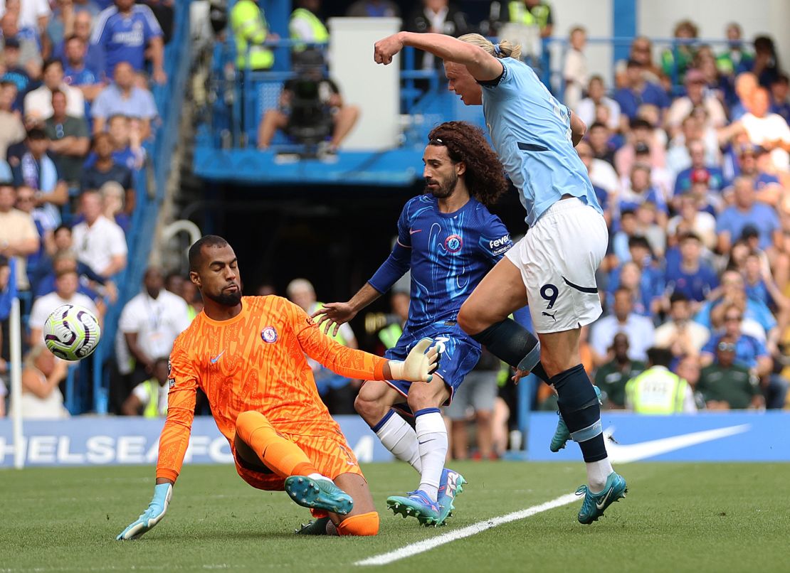 Haaland marked his 100th appearance for Manchester City with his 91st goal.