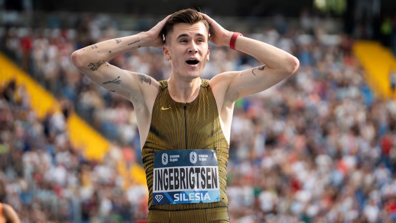 Jakob Ingebrigtsen and Mondo Duplantis break world records at Silesia Diamond League