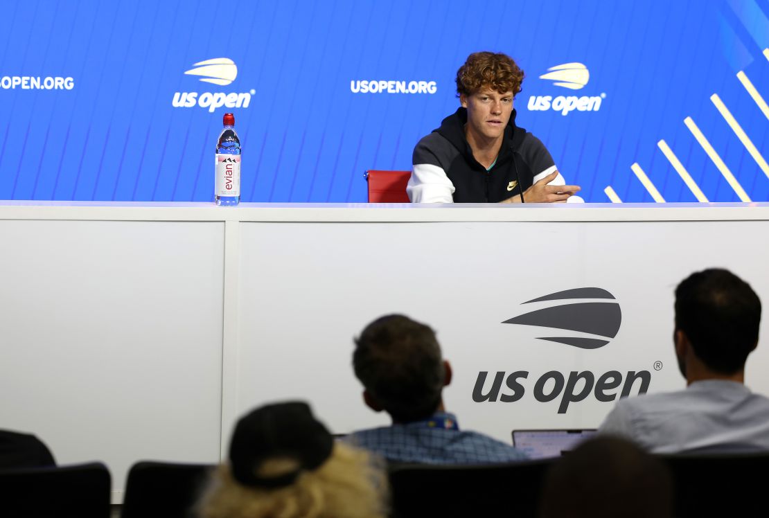 World No. 1 Jannik Sinner addresses the media Friday ahead of the 2024 US Open.