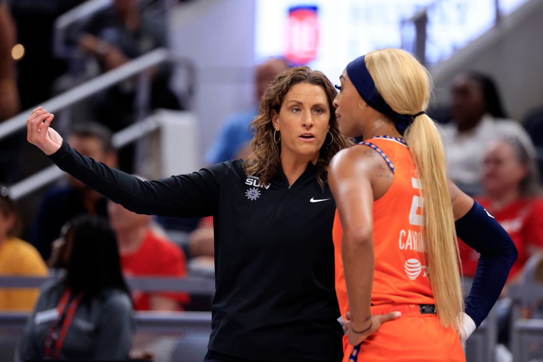 Connecticut Sun head coach Stephanie White also called out the abuse directed towards players.