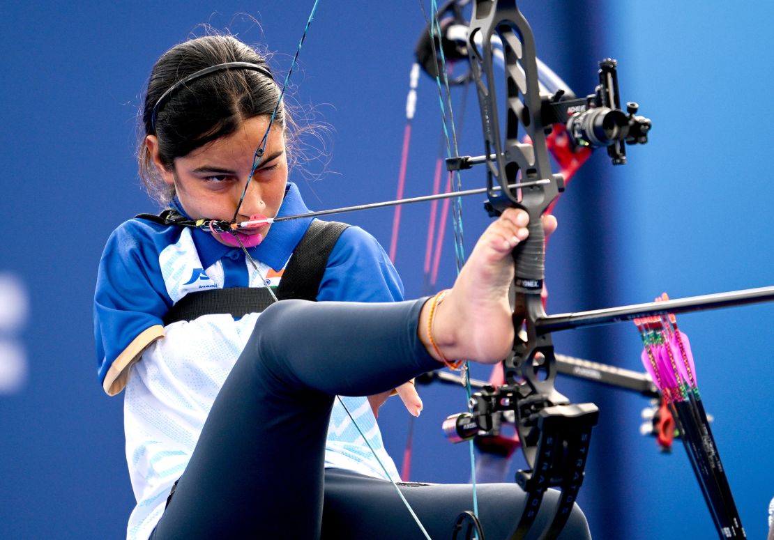 Sheetal Devi competed in her first Paralympics at 17 years old.