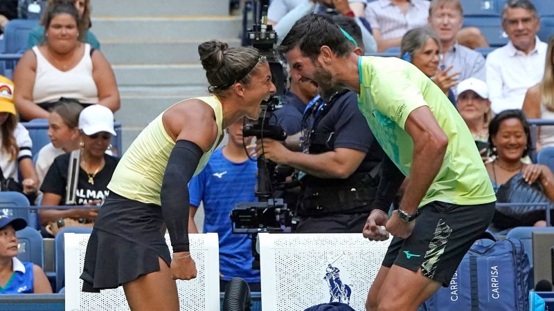 Sara Errani celebrates ‘unbelievable’ year with US Open mixed doubles win