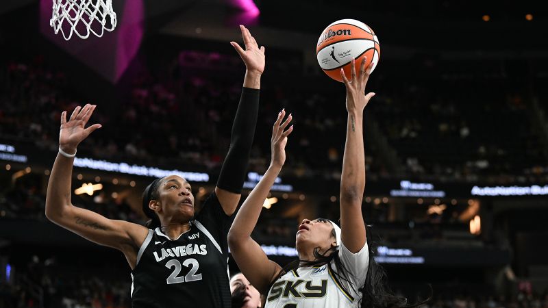 A’ja Wilson scores 30 points as the Las Vegas Aces hand the Chicago Sky a seventh-straight loss