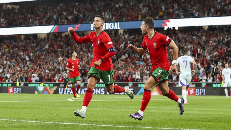 Cristiano Ronaldo scores 901st career goal to rescue Portugal in the Nations League