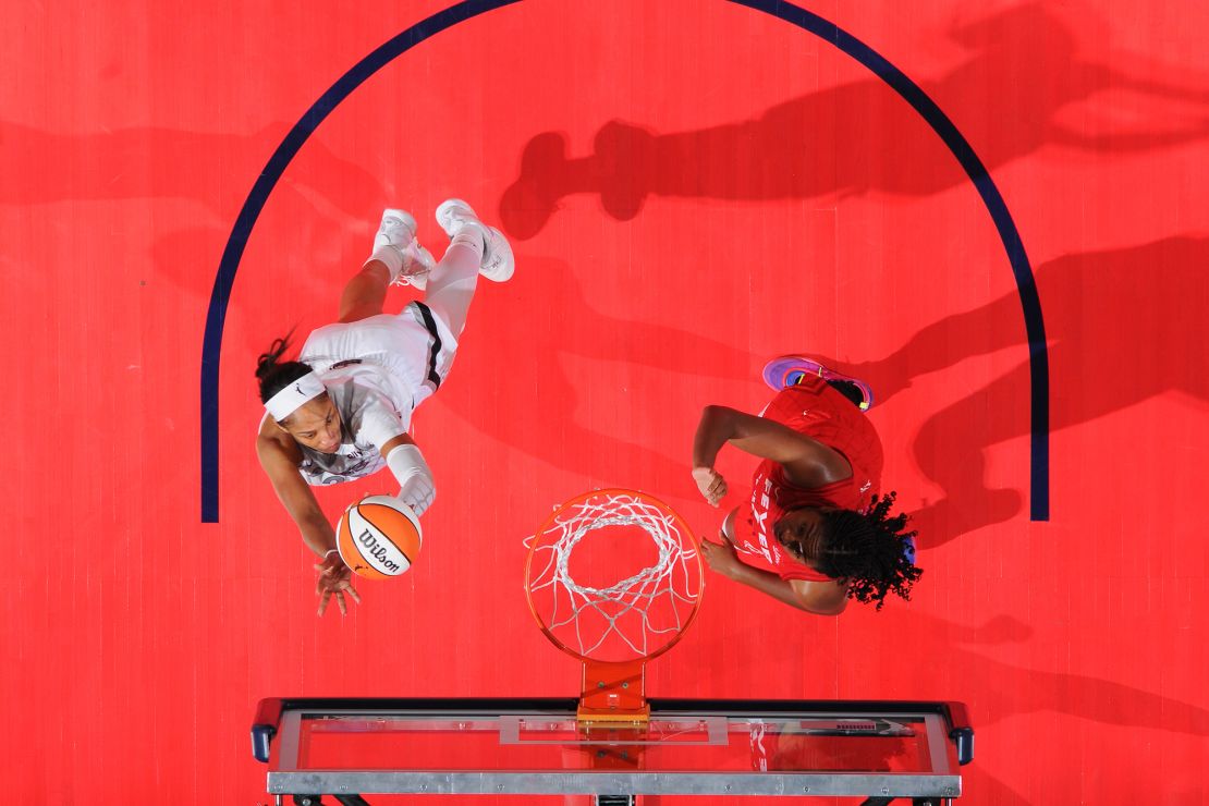 Wilson shoots the ball during yet another scoring outburst.