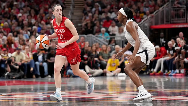 Indiana Fever’s Caitlin Clark breaks WNBA single-season assists record in loss to Las Vegas Aces