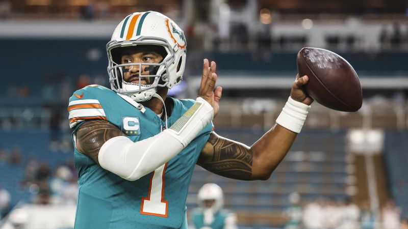 Miami Dolphins place Tua Tagovailoa on injured reserve following latest concussion