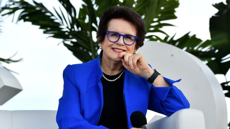 Billie Jean King becomes first individual female athlete to receive Congressional Gold Medal