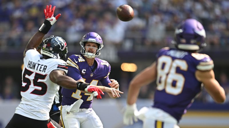 Vikings cement Super Bowl credentials, Ravens plunge Cowboys into crisis mode, Panthers get 1st win: NFL Week 3 Sunday review