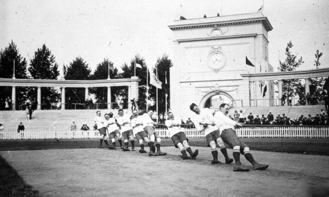 Tug of war at the 1920 Olympic Games in Antwerp, Belgium