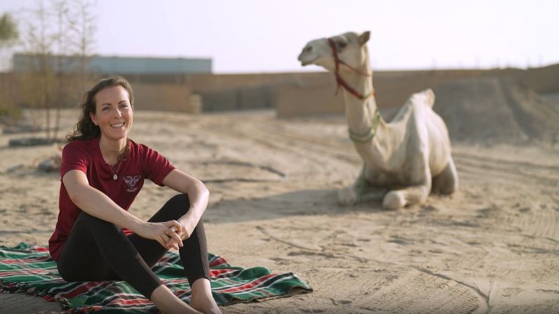 She left behind her life in the US to race camels in the UAE. Now she’s hoping to inspire other women to follow in her tracks