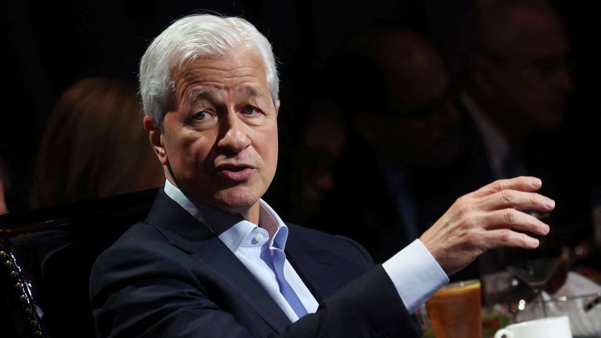 Jamie Dimon says ‘the worst outcome is stagflation,’ a scenario he’s not taking off the table