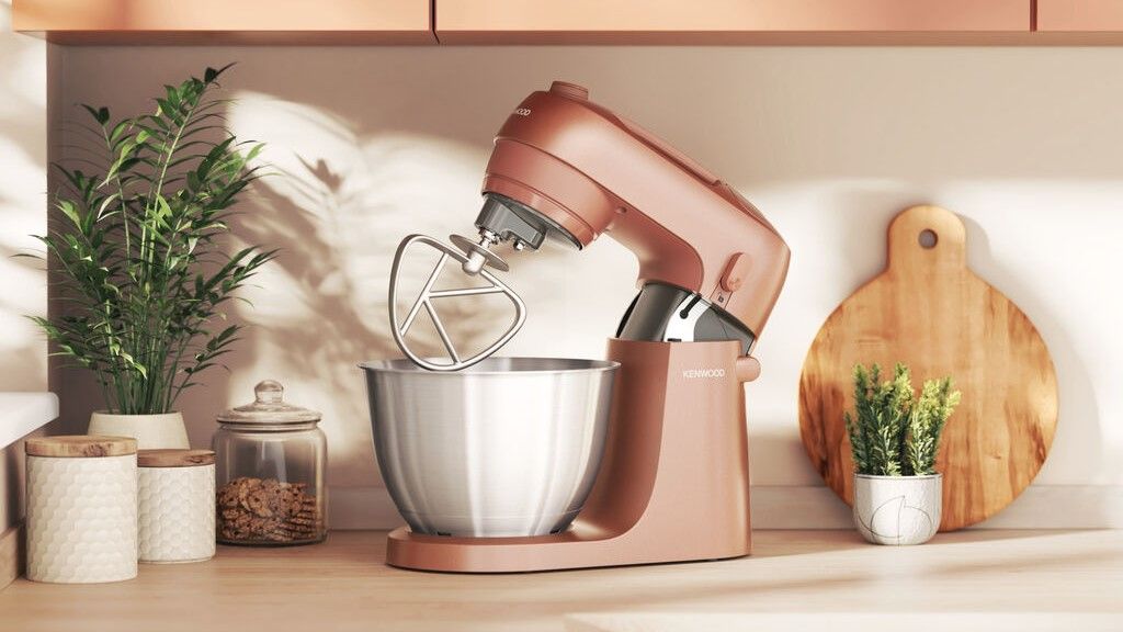 Small kitchen? No problem – Kenwood’s tiny stand mixer lets you make up to 48 cupcakes and fits virtually anywhere