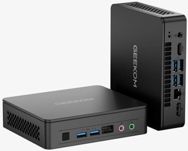 Makers rejoice! This mini PC has a rare expansion connector that no rival offers — 9-pin port is located on the front of Geekom device and could be useful for some great DIY projects