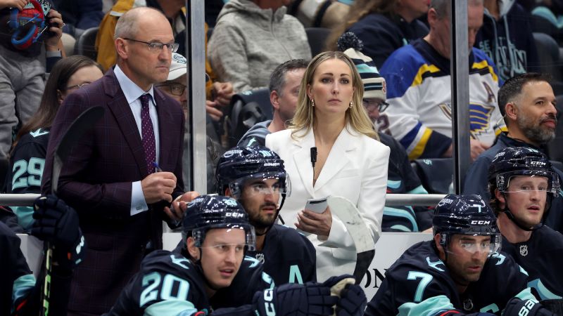 Jessica Campbell makes history and becomes first ever female assistant coach in the NHL | CNN