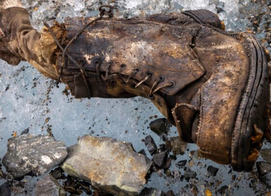 Foot of a famed Mount Everest climber is possibly found after 100 years